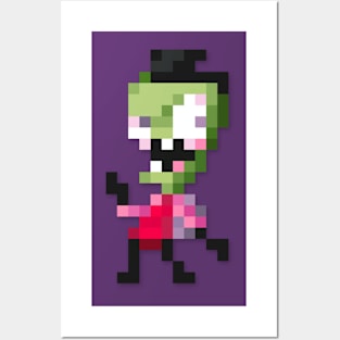 Zim low-res pixelart Posters and Art